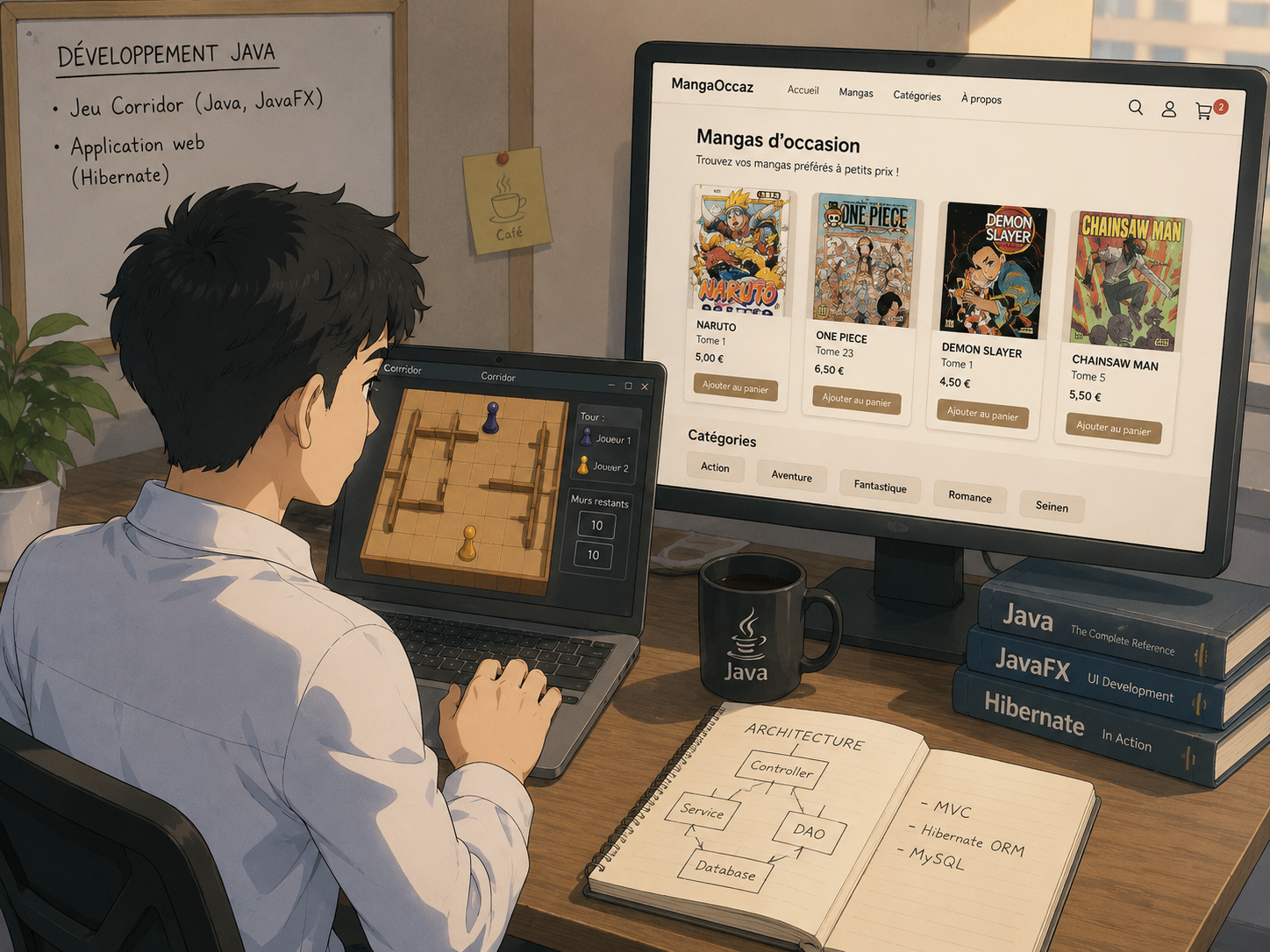 Corridor Game &amp; Web App